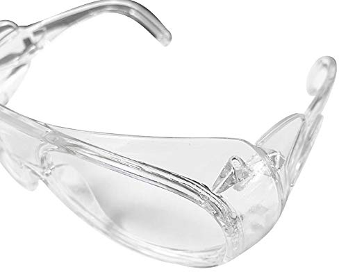 Blossomer Schutzbrille Windschutzbrille Radfahren Staubdichte Vollsichtbrille Überbrille Schleifbrille für Brillenträger