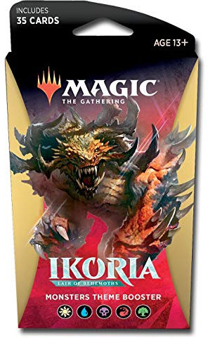 Magic The Gathering MTG-IKO-TBD-EN Ikoria Lair of Behemoths - Paquete de Refuerzo temático (Estilo enviado al Azar)