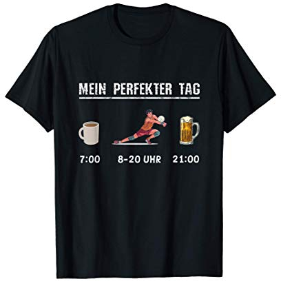 Volleyball Spruch Lustig Beachvolleyball Aufschlag Trikot T-Shirt