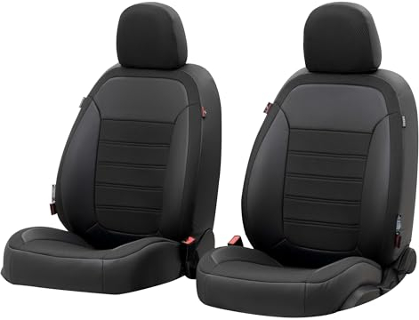 Walser Passform-Sitzbezug Aversa, Schonbezug für VW Caddy IV Kombi (SAB, SAJ) 05/2015-Heute, 2 Einzelsitzbezüge Normalsitze