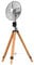 Cecotec Ventilateur Trépied EnergySilence 1600 Woody Smart. 50 W, 4 pales de 16 pouces, diamètre 40 cm, moteur en cuivre, 3 vitesses, hauteur réglable 130 cm, oscillation jusqu'à 80°, télécommande