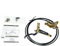 DHR EVO MTB-Bremse – rechter Hebel – 1900 mm Schlauch – Gold