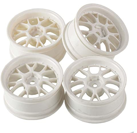 KEEDA 4PCS 1,9 Zoll Kunststoff Räder Felgen für 1/10 RC auf Straße Touring Car HSP HPI Tamiya Yokomo Kyosho