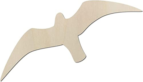Kleenes Traumhandel - Holz-Möwe Dekoration: 80cm Vogelsilhouette aus Pappelsperrholz für Wände & Türen