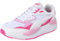 PUMA velocità dei Raggi X Jr, Scarpe da Ginnastica, Bianco Brillante Rosa Lilla Chiffon, 35.5 EU