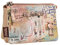 Anekke Porte-Monnaie pour Femme - Porte-Monnaie en Similicuir avec 3 Compartiments et Fermeture éclair Menire - Accessoires et Accessoires pour Femme - Dimensions 11 x 7 x 3 cm