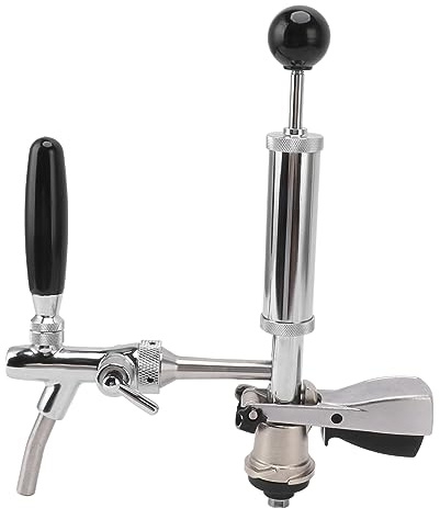 4-Zoll-S-System-Bierpumpe, Wiederverwendbare, Auslaufsichere Fassbierfass-Handpumpe aus Edelstahl, Keg-Zapfhahn-Set für Homebrew-Hochzeitsfeier-Picknick