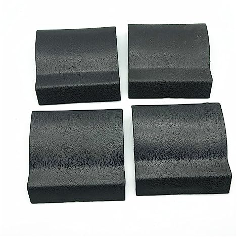 Boshu daili Store 4 Stück Auto große Stoßstange Seitenschweller Jack Flap kleine dekorative Abdeckschale kompatibel mit Golf 2 MK2 GLI kompatibel mit Jetta GTI 191853917 191 853 917