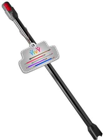Yivy Quick Release Tube Extension Wand for Dyson V12 Slim V10 Slim Vacuum Cleaner Replacement Accessories Extension Rod (black).