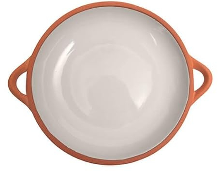 Dexam 16050222 Sintra Large Glazed Terracotta Tapas Dish-Stone