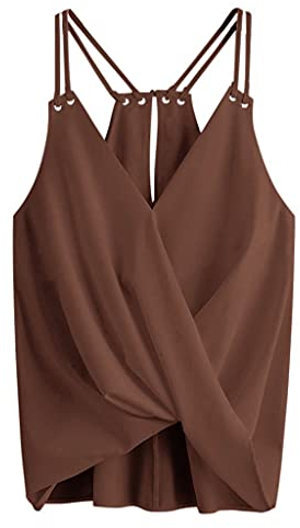 Oberteil Damen Elegant Sexy Sexy Elegant Ärmellose Blusentop Blusen Tops Wickel Basic Sommer Camitop Untertop Tank Top Sommer Spaghetti Neu Im Sommer Strassenmode