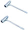 2 Pezzi Chiavi Combinata, Chiave per Motosega, Chiave per Candele, Cacciavite e Chiave a Bussola, Attrezzi da Giardino 13 X 19mm