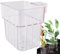 Vase de plantes | Pot de fleurs transparent | Support de plante | Support de plante d'aquarium | Pot de plantes aquatiques transparent | Support de plantes aquatiques, pot de plantes aquatiques, pot