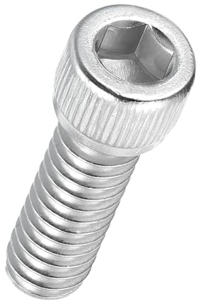 Kozelo 10pcs Socket Head Cap Screws 3/8-16x1-1/4 304 Stainless Steel Silver | UNC Fully Threaded Allen Socket Drive for Electrical Motor 3D Printing Fan Engine Replacement Use