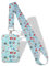 AFCJLTO 1 Pezzi Porta Badge con Cordino Porta Badge da Collo per ID Cards e Cellulare per Infermiere Medico Portabadge Carta d'identità per Infermiere