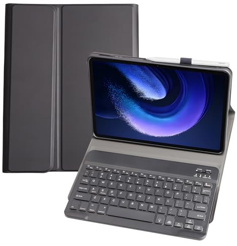 HLTOOP Funda de Teclado Español (Incluye Ñ) para Xiaomi Pad 6 / Pad 6 Pro 11 Pulgadas 2023, Teclado Inalámbrico Bluetooth Magnéticamente Desmontable,French Keyboard