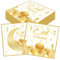 CharmBurst 40 Pièces Serviettes Ramadan, Eid Mubarak Décoration Ramadan, Serviettes Or Blanc pour Table Ramadan, Eid Mubarak Confettis, Ramadan Kareem Serviettes