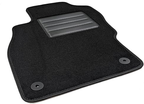 DHCarMats | Autoteppich nur Fahrerseite für Opel Adam ab 2013 bis 2019 | Fahrermatte aus Teppichstoff nach Maß | Autozubehör - Fußmatten Automatten 1PZ