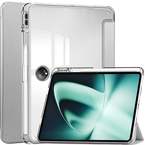 Tablet PC Caso Compatibile con custodia Oppo Pad 2 da 11,61 pollici, compatibile con custodia OnePlus Pad da 11,6 pollici 2023, cover sottile in TPU con portamatite, custodia trasparente Smart Wake/Sl