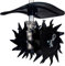 Gruppo Accessorio Zappa Zappette per Decespugliatore Fresa Motozappa con Para Sassi ingranaggio 9 denti Tubolare Ø26 mm Area di lavoro 240mm