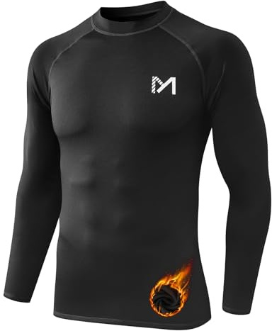 MEETYOO Thermoshirt Herren & Thermooberteile Herren | Weich|schweißabsorbierend|schnell trocknend,ideal für Wintersport sowie als Nachtwäsche.