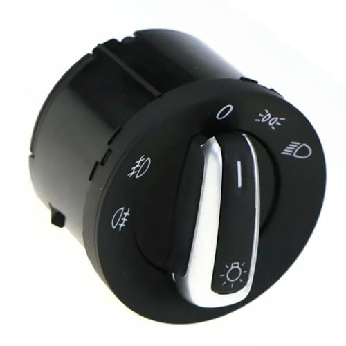 Automatisch Lichtschalter Kompatibel Mit VW Für J&etta Für Passat Für Golf Plus 2006 2007 2008 2009 2010 2011 Menge 5 Scheinwerfer Nebelscheinwerfer Schalter Auto 3C8941431C