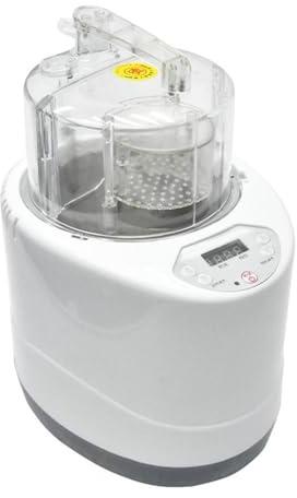 SMTYXS 4L Dampfgarer Mit Hohem Deckel, Begasungsmaschine, Haushaltssauna, Dampf, Schwitzdampfmaschine, 2 KW, Kann Medizin Direkt Kochen Schnelle Aufheizgeschwindigkeit