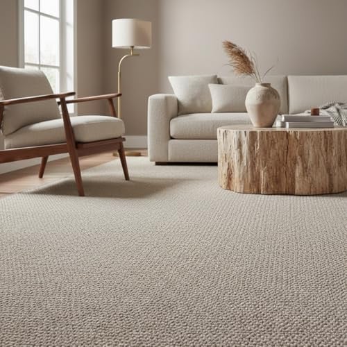 KADIMA DESIGN Designteppich Flachgewebe Unifarben Zeitlos Pflegeleicht Praktisch Waschbar Belastbar Strapazierfähig Braun 60x100 cm Wohnzimmer Flur Oeko-TEX Zertifiziert | CIMA