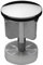 ASW 28 Excenterstopfen Universal 1.1/4 Zoll, Platte Ø 40 mm, Messing verchromt, Silber, Stopfen, Plug Stopper
