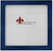 Lawrence Frames Blauer Holz-Bilderrahmen, Galerie-Kollektion, 12,7 x 12,7 cm, Blau