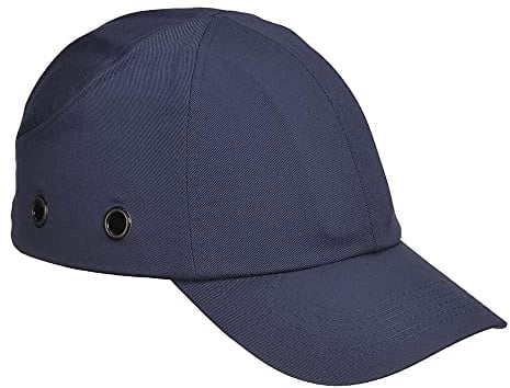 Portwest PW59 Casco Ligero Ajustable de Seguridad con Visera Azul Marino