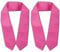 Bestlivings Raffhalter 2er Pack inkl. Befestigungsösen für Gardinen (Pink), viele Farben erhältlich