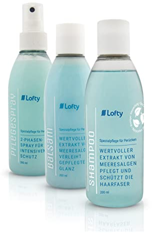 Lofty Perücken Pflege-Set 1 mit Shampoo, Balsam & Pflegespray