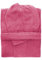 Mastro Bianco Accappatoio con Cappuccio in Spugna 100% Cotone Tinta Unita Uomo Donna Unisex (S, Rosa)