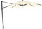 SIENA GARDEN Ampelschirm SUNSET N+ Ø 350 cm ecru