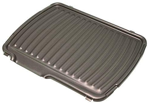 SEB Plaque de cuisson pour gril de contact, Ultra Compact 600, Rectangulaire, Métal, Nonstick, 232°C