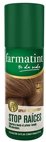 Farmatint Spray instantáneo capilar Stop Raíces, tono rubio oscuro - 75 ml, 75 mililitro, 1