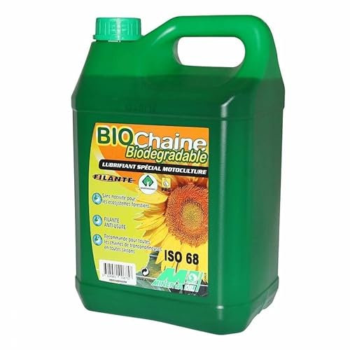 Olio per catena motosega Minerva Bio catena 68 speciale Biodegradabile (5 l) (100% Made in Francia)