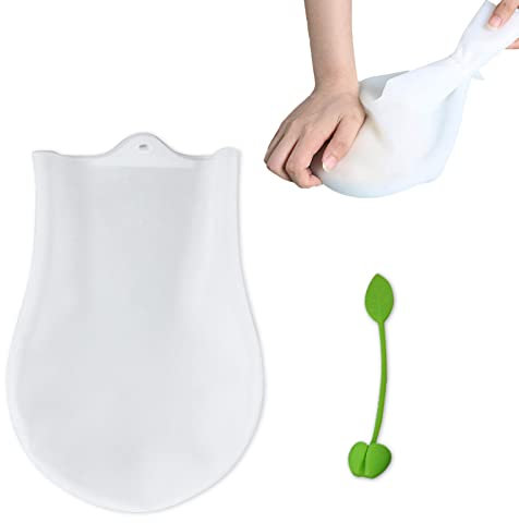 Sacchetto per impastare in silicone, sacchetto per impastare con farina per cucina, 11,02x15,75 pollici