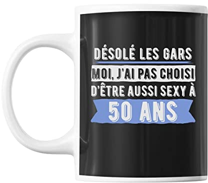 Mug 50 ans homme sexy