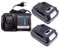 2X BL1021B Batterie avec Chargeur DC10WD pour Makita BL1021B BL1016 BL1041B 197339-1 197406-2 BL1040 BL1040B BL1015B 10.8V& 12V 2000mAh