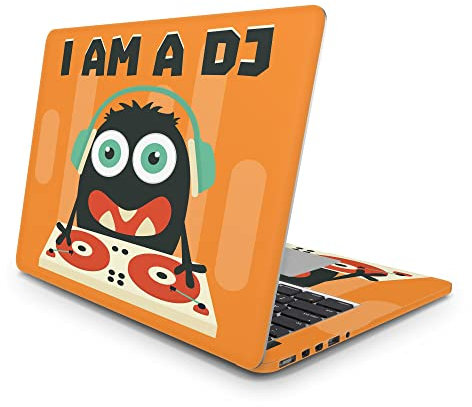 Sticker Master I Am A Dj Laptop Vinyl Sticker Skin Cover 13 14 15 Inch Notebook Decal for MacBook Asus Acer Hp Lenovo Huawei Dell Ms Toshiba 12 inch (29x24 cm)