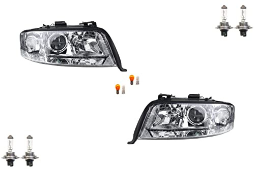 Johns, Scheinwerfer Halogen passend für Audi A6 4B 08/01-01/05 Leuch. Satz Links Rechts