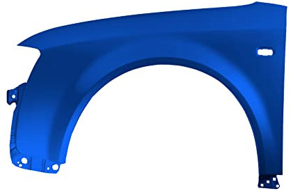 Gal Industrial Kotflügel kompatibel für Audi A4 B6 Sedan Avant Hatchback LZ5C Links Blau Vorderseite lackiert