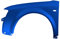 Gal Industrial Kotflügel kompatibel für Audi A4 B6 Sedan Avant Hatchback LZ5C Links Blau Vorderseite lackiert