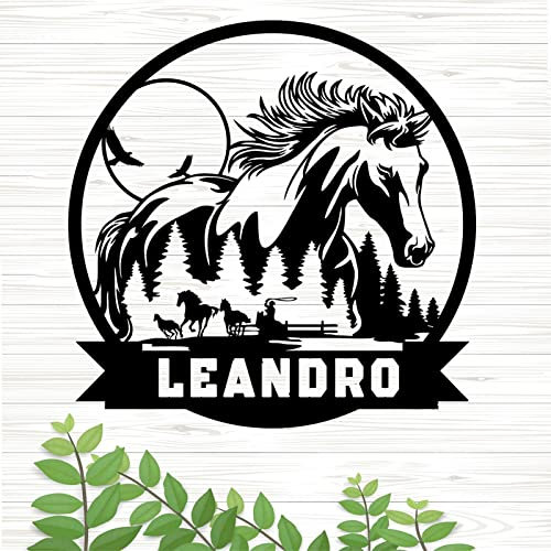 LZXSXZ Personalisiertes Metall Schild Familiennamen Anfangsbuchstabe - Dekoschild Türschild Mit Ihrem Namen - Selbst Gestalten Kunstdekor Namensschild Familie Geschenk