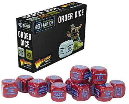 Maroon Order Dice for Bolt Action