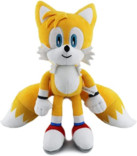 BESTZY Sonic Plüsch Spielzeug, Kinderpuppe Kuscheltier Puppe Sonic Plüschtier, Spielzeug Plüschpuppe für Kinder Geburtstage Geschenk, Abschlussfeie, Party Supplies, Rollenspiele