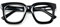 CHARRO Damen Carolina Lesebrille, Schwarz, 2.5