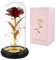 GARELF Geschenke für Frauen,Geburtstagsgeschenke für Sie,Ewige Rose in Glas mit LED-Licht, Rosenblumen Geschenke für Mama/Freundin/Frau/Oma, Geschenke zum Neujahr/Valentinstag/Jubiläum, Rote Rose